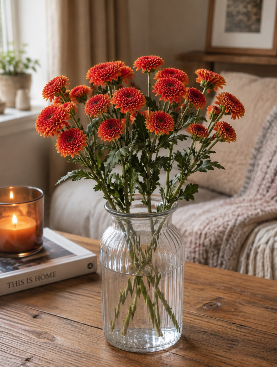 Chrysanthemum (Orange)