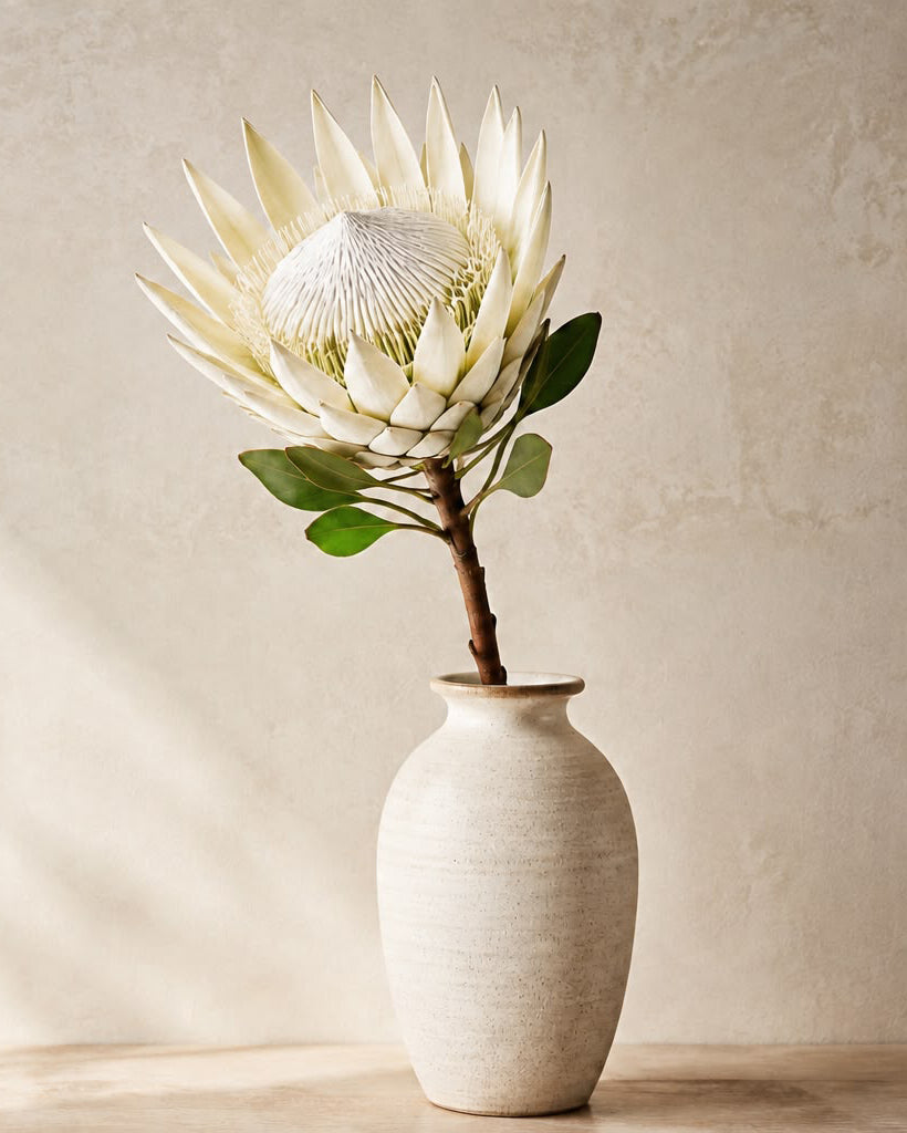 King protea (White)