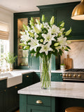 Extra Large Flowering Lily (White)