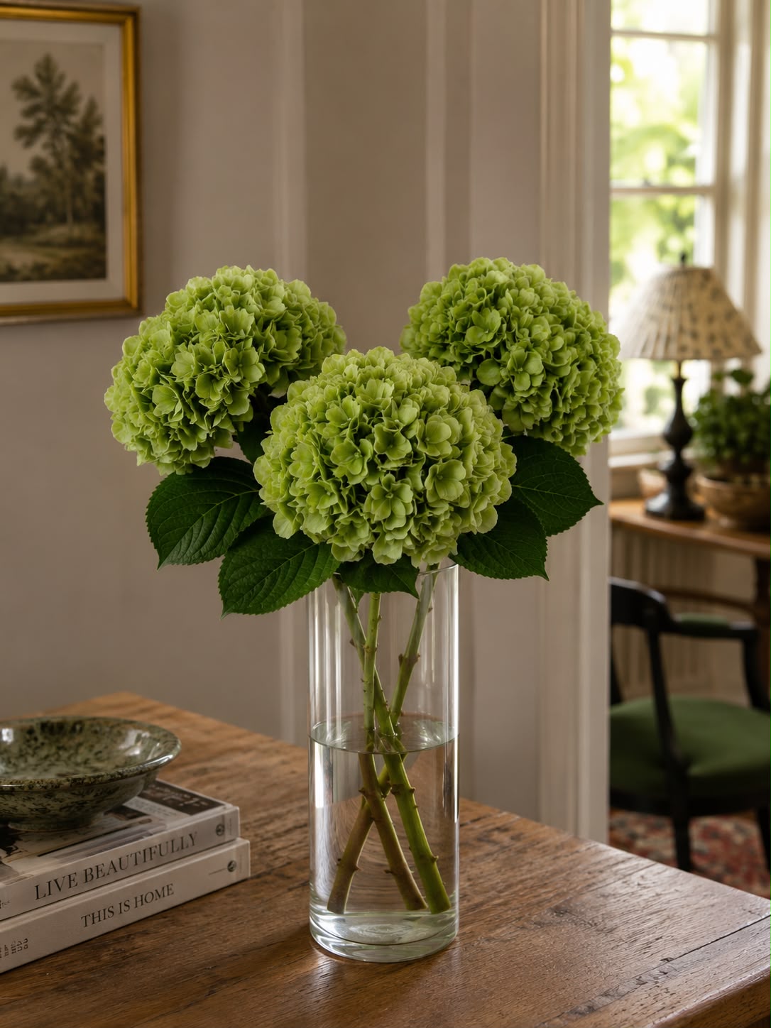Hydrangea (Green/White)