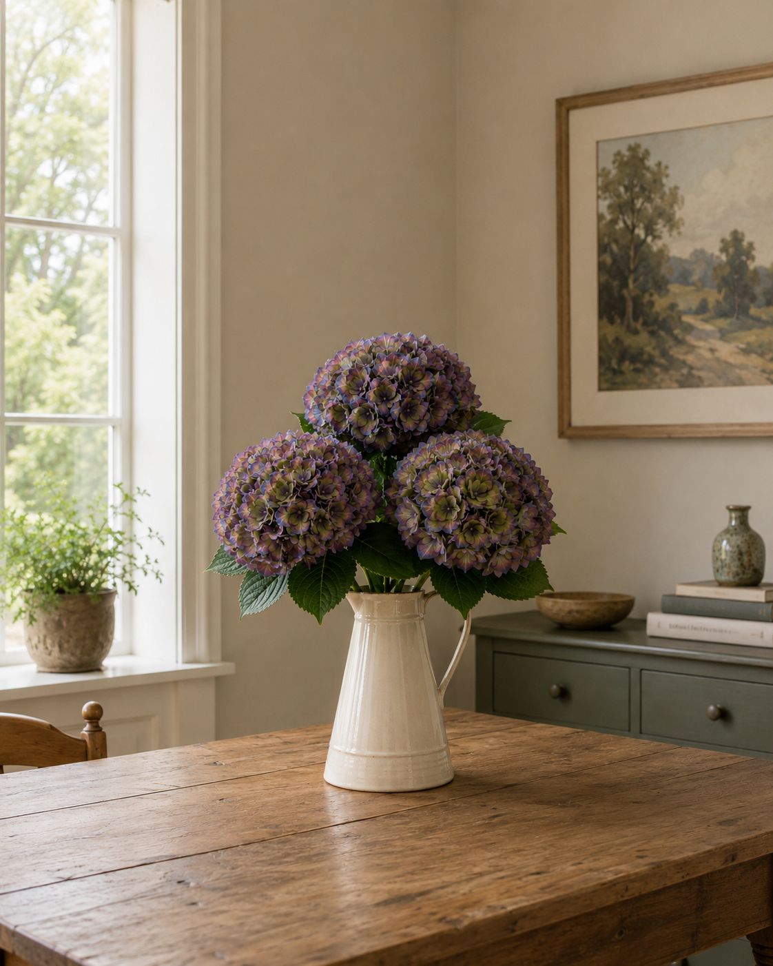 Hydrangea (Purple Drying)