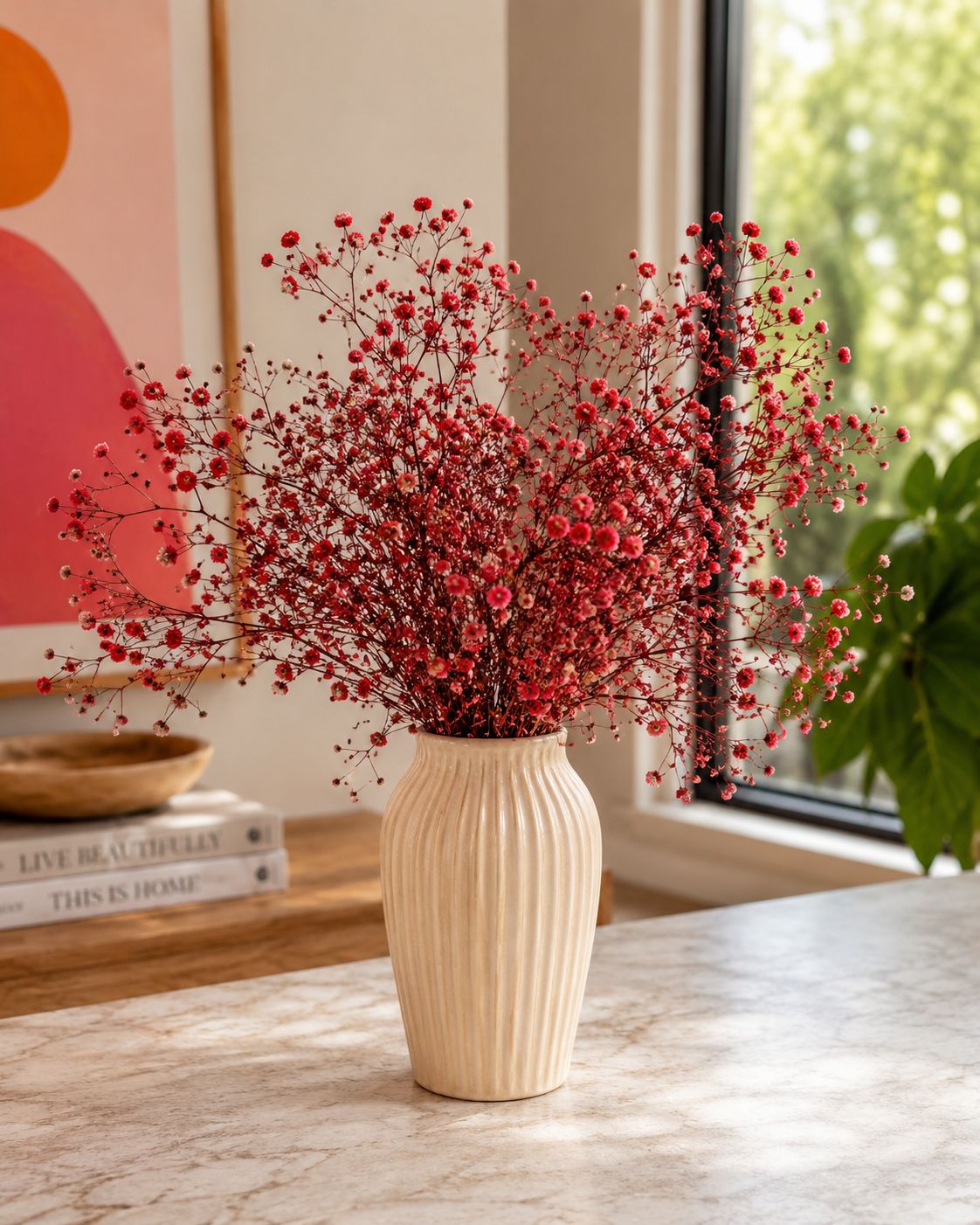 Gypsophila (Red)
