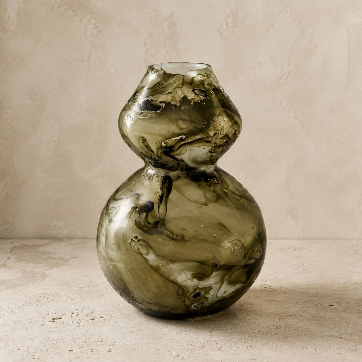 Muhr Smoky Glass Vase